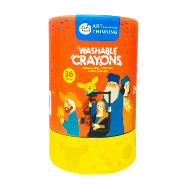 Joan Miro Washable Crayons ของเล่น สีเทียนสำหรับเด็ก ปลอดสารพิษ เสริมพัฒนาการเด็ก 2-3 ขวบขึ้นไป - Image 4